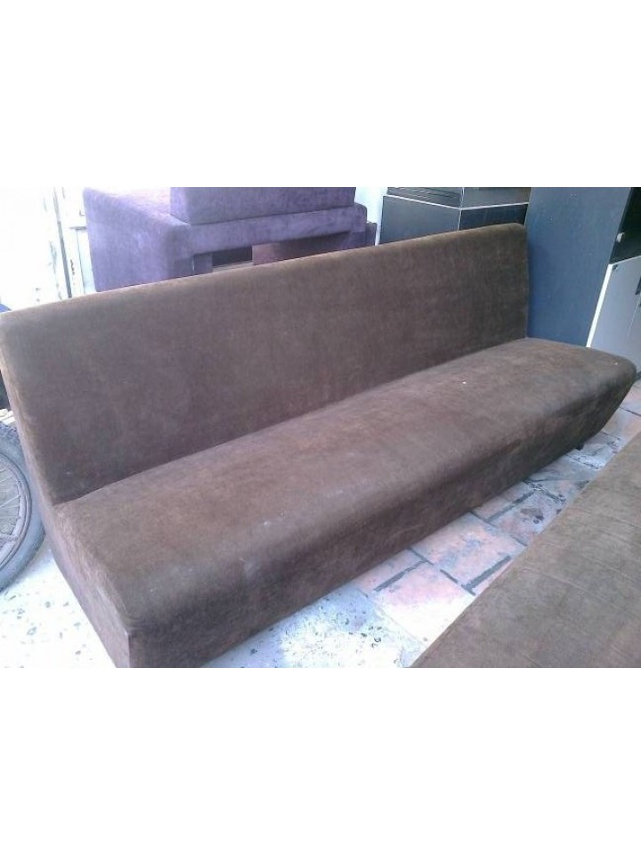 Thanh Lý Sofa Cafe Cũ 2m  Bọc Vải Nâu